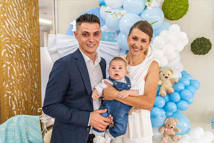 fotograf botez la sala de evenimente